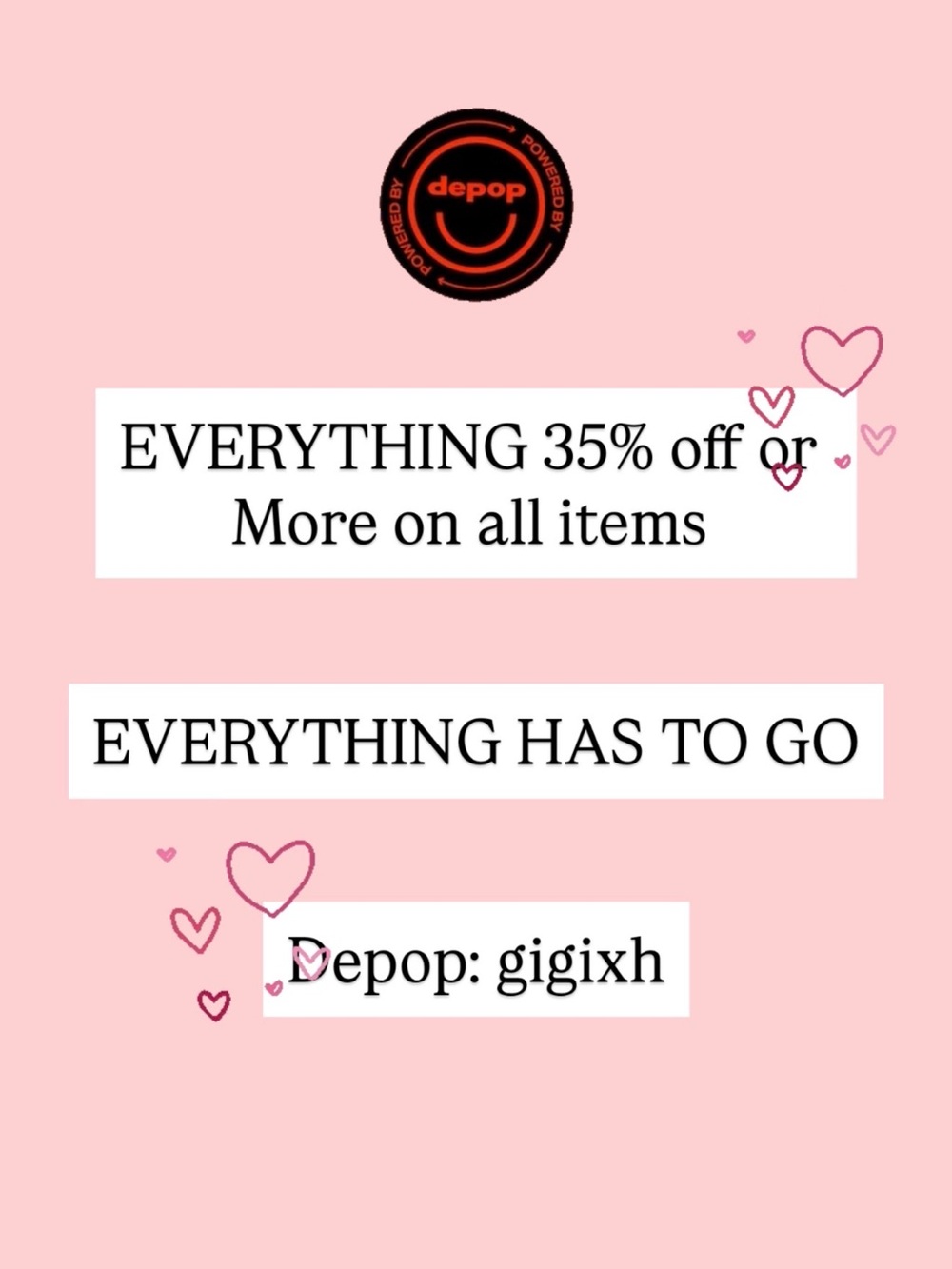 HUGE DEPOP SALE